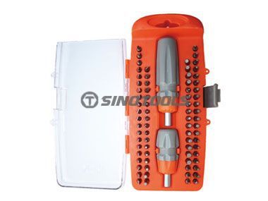 77PC Standard and Mini Ratchet Screwdriver Set