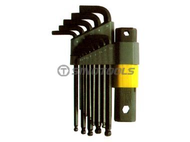 Ball End Hex Key Set With Handle