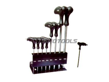 8PC T-Handle Ball End Hex Key Set