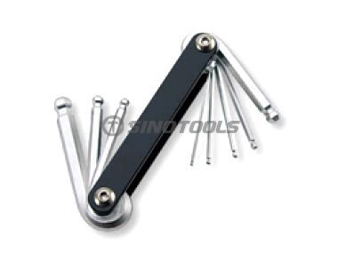 8PC Folding Ball End Hex Key Set