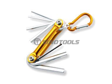 7PC Folding Allen Hex Key Set