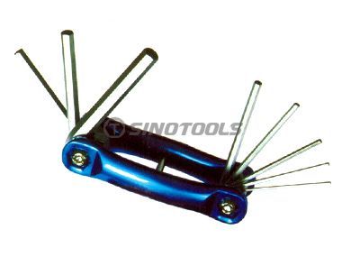 8PC Folding Allen Hex Key Set