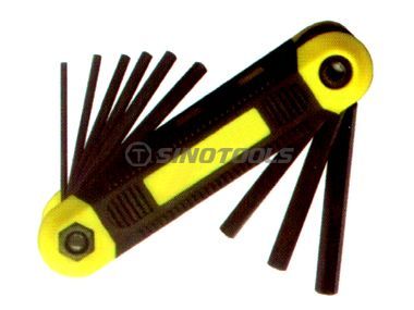 9PC Folding Allen Hex Key Set