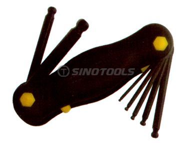 7PC Folding Ball End Hex Key Set