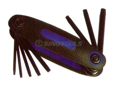 7PC Folding Torx Hex Key Set