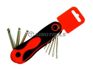8PC Folding Ball End Hex Key Set