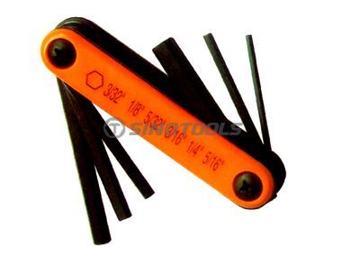 6PC Folding Allen Hex Key Set