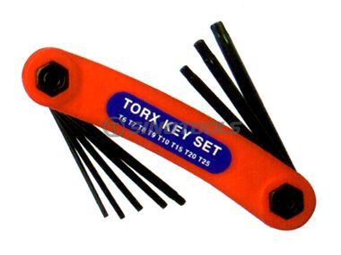 8PC Folding Torx Hex Key Set