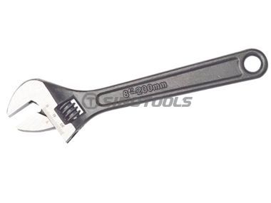 Adjustable Wrench with Black Finish