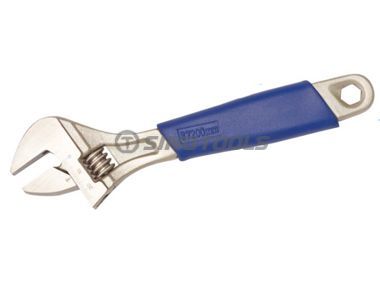 Adjustable Wrench with Plastic Handle