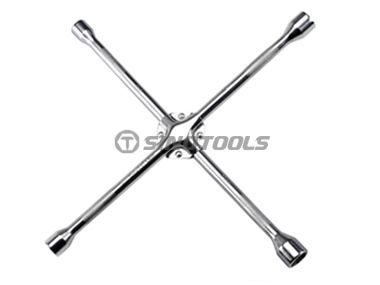 Cross Rim Wrench with Iron Pad