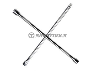 Cross Rim Wrench with Removable Socket