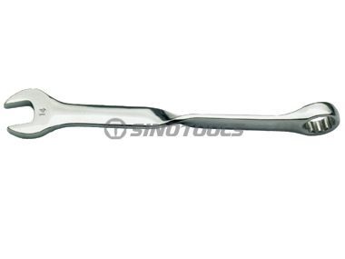 Twisted Combination Wrench with Mirror Polish