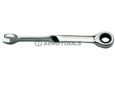 Twisted Ratchet Wrench with Mirror Polish