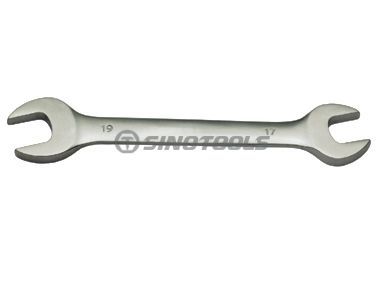 Double Open End Wrench with Satin Polish