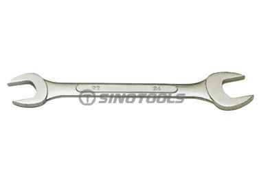 Double Open End Wrench with Convex Rib