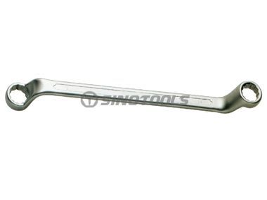 Double Offset Ring Wrench with Concave Rib