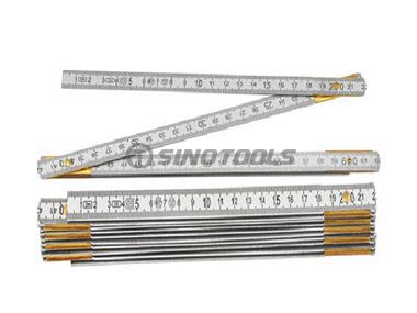 アルミニウムの折りたたみ定規