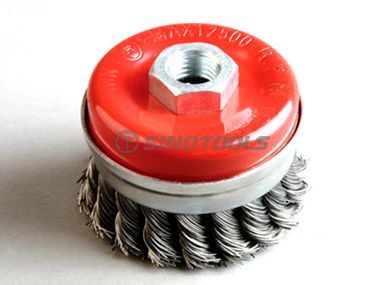 Twist Knot Wire Cup Brush