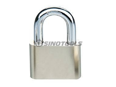 Nickel Plated Atomic Padlock