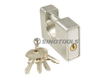 Chrome Plated Armoured Steel Padlock 