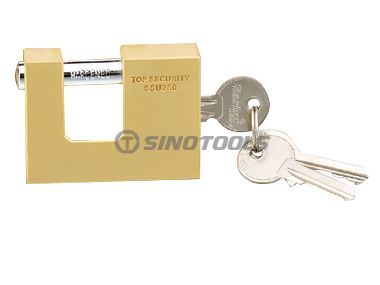 Brass Rectangular Padlock