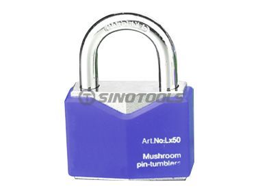 Rhombic Chrome Plated Iron Padlock