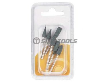6PC Green Rubber Mounted Point