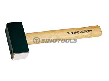 ヒッコリーハンドルを備えたフレンチタイプのストーンハンマー