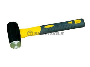 TPRプラスチックコーティングハンドルを備えた日本のタイプの八角形