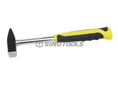 マシニストハンマー、ダブルカラースリーブスチールチューブラーハンドル