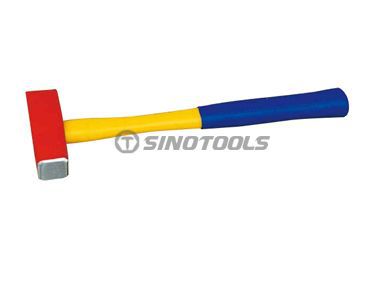 プラスチック製のハンドル付きドイツ型レンガハンマー