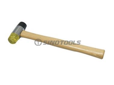 木製のハンドル付きの双方向ハンマー