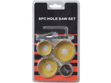 6PC Hole Saw Set