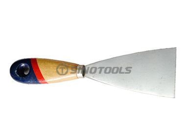 Putty Knife with Wooden Handle 