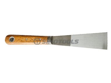 Putty Knife with Wooden Handle 
