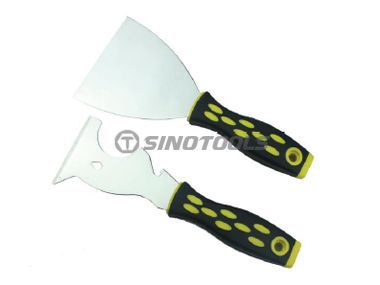 Putty Knife with Rubber Handle 
