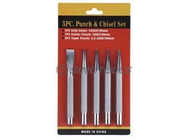 5PCs Punch & Chisel Set