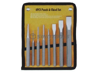 8PCs Punch & Chisel Set
