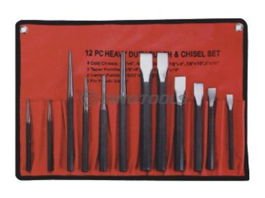 12PCs Punch & Chisel Set